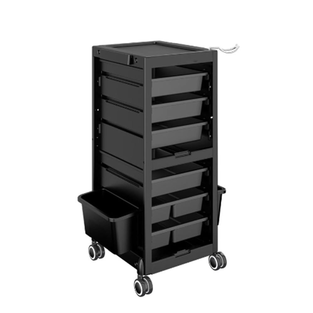 Barber Cart Hair Salon Tool Storage, Hair Salon Cart, Hot Dyeing Tool Cart for Hairdressing Tools