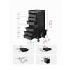 Barber Cart Hair Salon Tool Storage, Hair Salon Cart, Hot Dyeing Tool Cart for Hairdressing Tools view 2