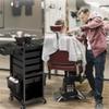 Barber Cart Hair Salon Tool Storage, Hair Salon Cart, Hot Dyeing Tool Cart for Hairdressing Tools view 4
