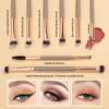 MAGEFY Makeup Brushes 12Pcs with Bag, Double-End Multi-functional for Foundation Powder Blush Eyeliner Eyeshadows brushes with Gift Box,Champagne view 3
