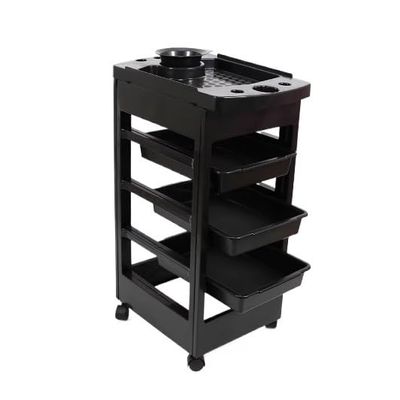 Barber Cart Multi Functional Mobile Cart, Hair Salon Storage Rack, 3-Layer Hair Salon, Tool Storage Cart for Hairdressing Tools