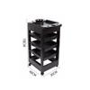 Barber Cart Multi Functional Mobile Cart, Hair Salon Storage Rack, 3-Layer Hair Salon, Tool Storage Cart for Hairdressing Tools view 2