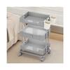 Barber Cart Hair Salon Storage Rack, Beauty Salon Small Cart, Specialized Equipment and Tool Cart for Beauty Salons for Hairdressing Tools(Gris) view 1