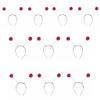10 Pieces Eye Catching Headband with Ornaments Halloween Costume Parties Fashion Hairband Headwear for Children Adults view 1