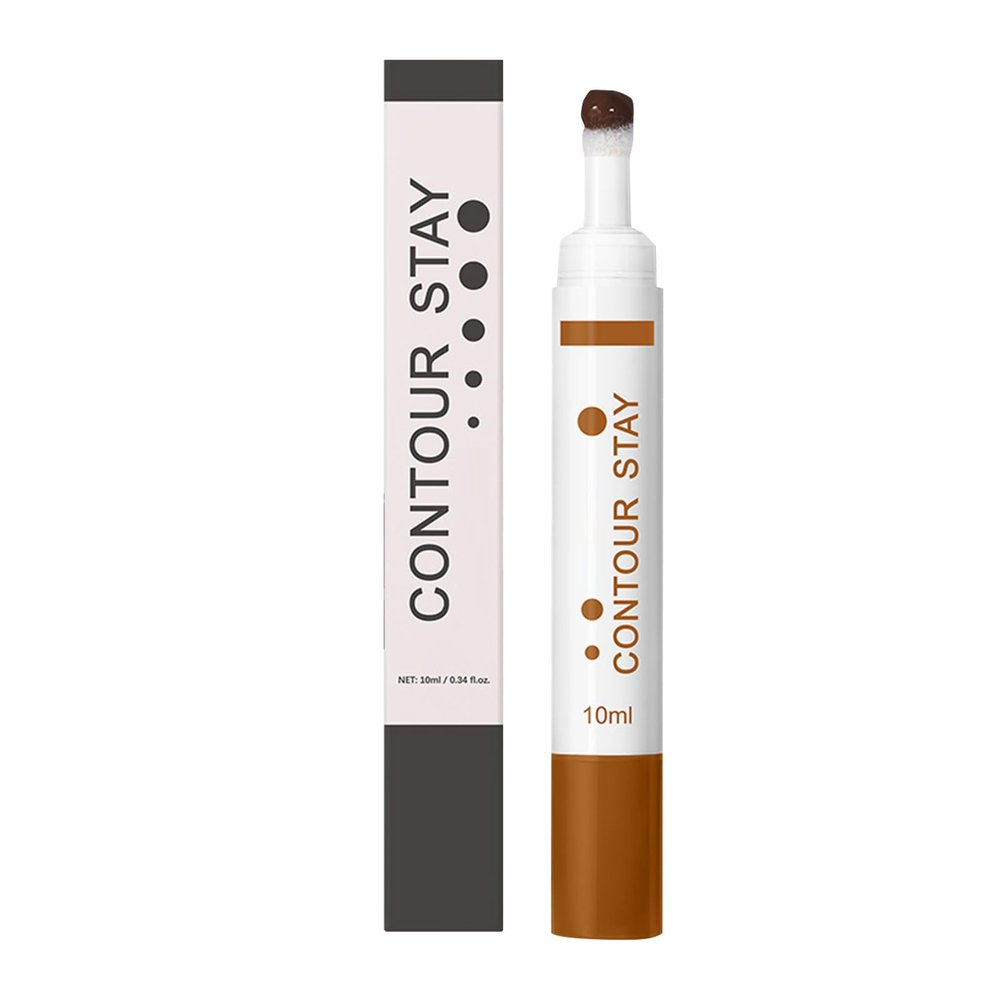Contouring Pen Long Lasting Liquid Makeup Stick Face Makeup Easy Application with Soft Cushion Applicator (06)