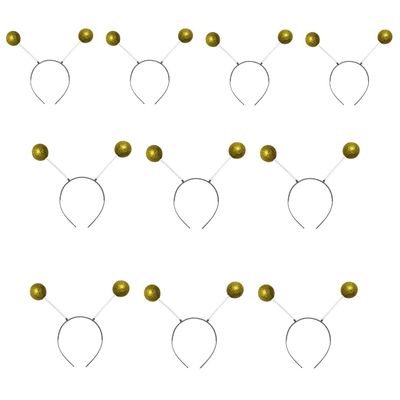 10 Pieces Eye Catching Headband with Ornaments Halloween Costume Parties Fashion Hairband Headwear for Children Adults