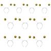 10 Pieces Eye Catching Headband with Ornaments Halloween Costume Parties Fashion Hairband Headwear for Children Adults view 1