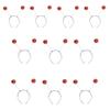 10 Pieces Eye Catching Headband with Ornaments Halloween Costume Parties Fashion Hairband Headwear for Children Adults view 1