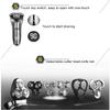 Bald Men,Electric Razor for Mens Shaver Cordless, Heads Electric Razor for Head Face Shaving,USB Facial Man Rotary Shaver Face Hair Rechargeable view 3
