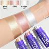 Glam Code Highlighter Makeup stick, Highlighter Makeup Stick for Face and Body, Radiant & Shimmer Glow, Buildable Color for All Day | Vegan & Cruelty-Free #02 view 2