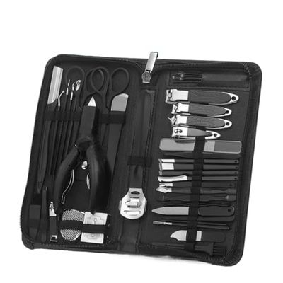 40-Piece Nail Clippers Set - Manicure & Pedicure Tools Kit with Toenail Pliers, Professional Nail Care Set for Home & Salon, Durable & Sharp Nail Trimmers