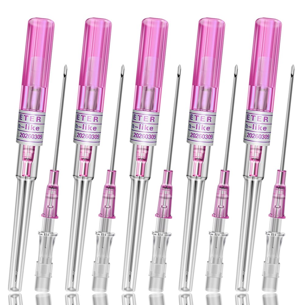 Rayyl Catheter Piercing Needles - 10Pcs Piercing Needles 20 Gauge IV Catheter Piercing Needles for Ear Nose Lip Tongue Belly Piercing Kit Piercing Supplies (20G-10pcs)