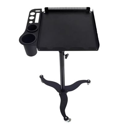 Barber Cart Stainless Steel Salon Hair Extension and Dyeing Rack with Adjustable Storage Tool Cart, Hair Salon Hair Styling Cart for Hairdressing Tools