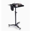 Barber Cart Stainless Steel Salon Hair Extension and Dyeing Rack with Adjustable Storage Tool Cart, Hair Salon Hair Styling Cart for Hairdressing Tools view 2