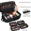 Makeup Backpack Makeup Artist Bag Professional Extra Large Cosmetic Bag Travel Makeup Bag Small Cosmetic Touch-Up Kit Multi Pocket Design view 3