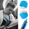 100 Pack Tattoo Pen Machine Cover, Disposable Gun Wrap, Pen Bags for Tattoo Equipment and Supplies (Blue, 100Pack) view 3