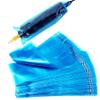 100 Pack Tattoo Pen Machine Cover, Disposable Gun Wrap, Pen Bags for Tattoo Equipment and Supplies (Blue, 100Pack) view 4