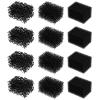 12 Pcs Stipple Sponges, Cosplay Makeup Sponge, Special Effects Makeup Sponges for Texture, Beard, Freckle, Christmas Party SFX Halloween Makeups, Black view 1