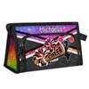 Skonsati Custom Cheer Makeup Bag Cheerleader Gifts Personalized Travel Toiletry Pouch Portable Cosmetic Organizer for Cheerleaders Makeup Bag, Glitter Rainbow view 1