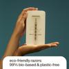Razeco Plastic-Free Disposable Razors  5 pieces, 3 blades  Sustainable shaving for a zero-waste routine (Starlight) view 2