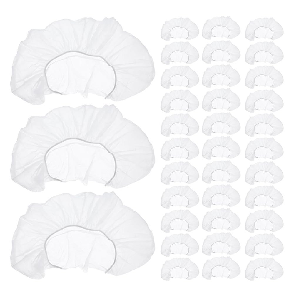 Didiseaon 100pcs Disposable U Shaped Headrest Covers Non Woven Massage Face Pillow Covers Soft Neck Pillowcase for Spa Massage Tables Chairs Beauty Salon