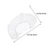 Didiseaon 100pcs Disposable U Shaped Headrest Covers Non Woven Massage Face Pillow Covers Soft Neck Pillowcase for Spa Massage Tables Chairs Beauty Salon view 2