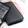 YUSIWOAL Stainless Steel Set De Manicure Piezas with Leather Case Nail Clipper Kit,Dark Gray view 2