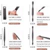 YUSIWOAL Stainless Steel Set De Manicure Piezas with Leather Case Nail Clipper Kit,Dark Gray view 3