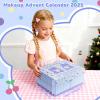 Glam Code 24 Day Makeup Advent Calendar 2025, Beauty Makeup Gift Set for Teen Girls & Adlut Women, Christmas Countdown Calendar Holiday Surprise Full Cosmetic Kit (Blue) view 2