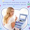 Glam Code 24 Day Makeup Advent Calendar 2025, Beauty Makeup Gift Set for Teen Girls & Adlut Women, Christmas Countdown Calendar Holiday Surprise Full Cosmetic Kit (Blue) view 4