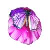 Purple butterfly and flower Shower Cap for Women Men, Adjustable Reusable Shower Bonnet Double Layer Waterproof Bath Caps, EVA Lining, Elastic Band Hair Cap for All Hair Lengths view 2