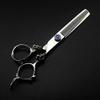 Professional Hair Cutting Shears, Professional 440c 6 inch gem Dragon Handle Hair Cutting Scissors Haircut thinning Barber haircutting Shears Hairdresser Scissors kit view 4