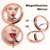13th Birthday Gifts for Girls Compact Mirror 13 Year Old Girl Gifts Happy 13th Birthday Gift Ideas for Teen Girl Sister Daughter Niece Granddaughter Official Teenager Folding Makeup Mirror Rose Gold view 2