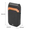 EIMSOAH Beard Trimmer, Versatile Removable Blades, Portable Highly Efficient USB Charging Electric Beard Clipper, for Men view 2