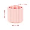 yuntop 1 Pack 360 Rotating Makeup Brush Organizer, 7 Slot Make up Brush Holder for Vanity, Dresser, Desk (Pink) view 3