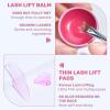 Flat Lash Lift Pads Lomansa Lash Lift Glue Balm Eyelash Perm Reusable and Self-Adhesive Lash Lift Shields Tools for Salon Use view 3