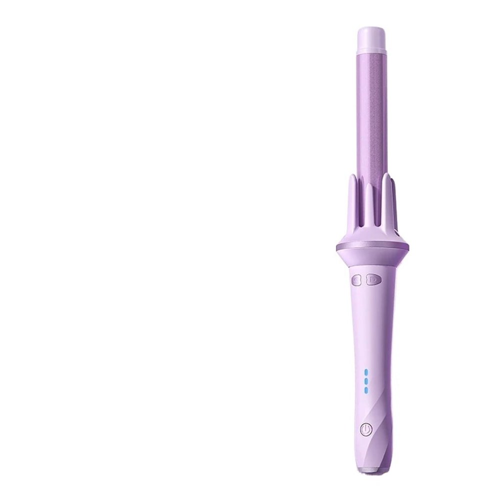 Automatic Curling Iron 28mm/32mm Large Wave Iron Quick Heating(Purple-28mm with Box,EU)