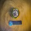 Defender Mens Grooming Set for Mustaches | Defender Mustache Balm 1oz and Platinum Comb Set view 3