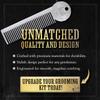 Defender Mens Grooming Set for Mustaches | Defender Mustache Balm 1oz and Platinum Comb Set view 4