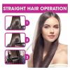 Five Temperature for Quick Heating of The Straight Hair Brush(LCD Blcak,AU) view 3