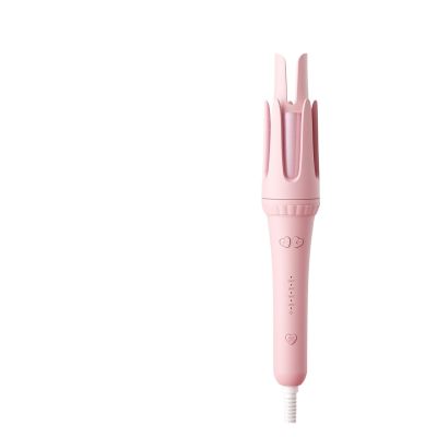 Automatic Curling Iron 32mm Rotating Long Hair(Pink,US)