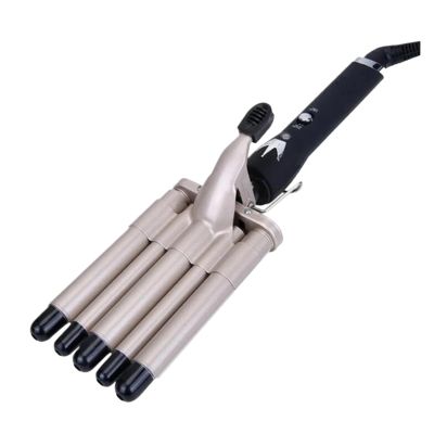 3-in-1 Deep and Small Reversible Wave Three-Barrel Hair Curler(Style1,EU)
