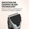 MERIDIAN The Trimmer Original - Body Hair Trimmer for Men, Electric Shaver for Pubic Hair, Chest, Legs & Bikini, Waterproof & Rechargeable, Arctic view 4