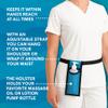 Royal Massage Oil Bottle Holster with Adjustable Strap Hands-Free Waist or Shoulder Pouch for Therapists Fits Most Pump Bottles 8 Color Options - Bottle Not Included (Gray) view 3