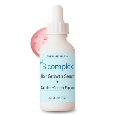 B-Complex Hair Serum with Caffeine & Copper Nutrients  Vitamin Rich Scalp Energizer for Stronger Hair & Scalp  Lightweight, Non-Greasy Formula