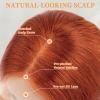 KTOOYKE 24 Inch Ginger Wig Human Hair 13x6 HD Lace Frontal Wigs Human Hair Body Wave Lace Front Wig for Women 200% 350# Ginger Orange Colored Human Hair Pre Plucked With Baby Hair view 2