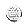 WUSUANED Canada Travel Makeup Mirror Next Stop Canada Mirror Canada Souvenirs Gift Canada Pride Gift Canadian Trip Gifts (Canada Travel Mirror S1) view 1