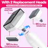 Derma Stamp, MONESAO Microneedling Stamp for Skin Face Hair Scalp Beard, Microneedle Dermastamp Tool with 2 Replacement Heads, Micro Needling Stamp Kit for Women and Men view 3