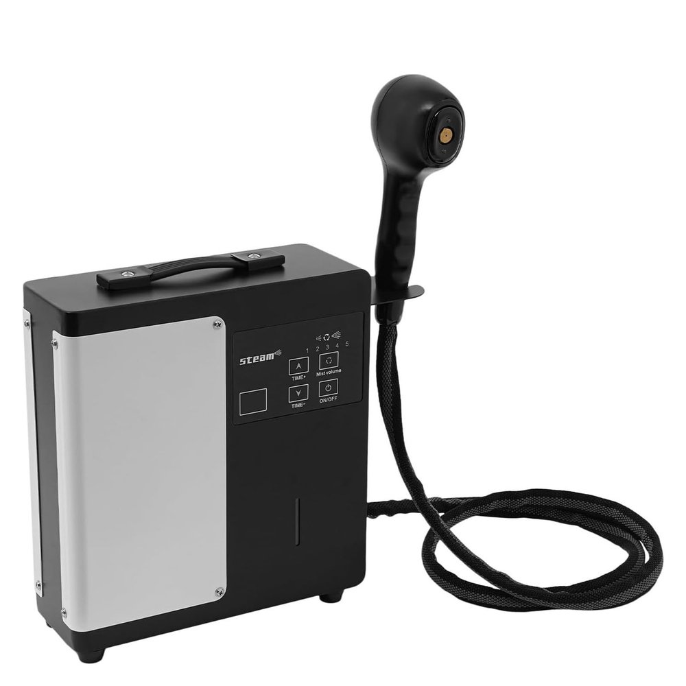 Hair Steamer 4 in 1 Steamer, Design for Personal Care Use at Home or Salon BarberMultifunctional Hairs Steamer for Black Hair Digital Screen