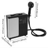 Hair Steamer 4 in 1 Steamer, Design for Personal Care Use at Home or Salon BarberMultifunctional Hairs Steamer for Black Hair Digital Screen view 2